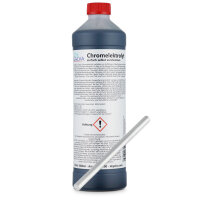 Chromelektrolyt 1000ml mit Stabanode 120 x 6mm