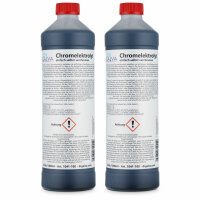 Chromelektrolyt 2000ml mit Stabanode 120 x 6mm