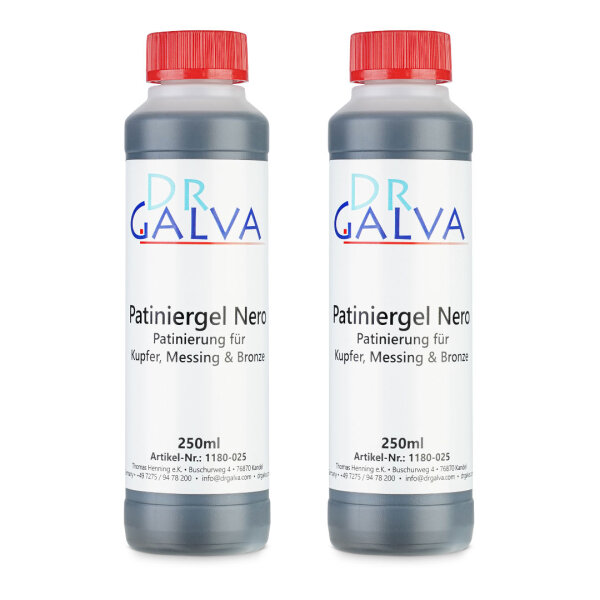 Patiniergel Nero 500ml