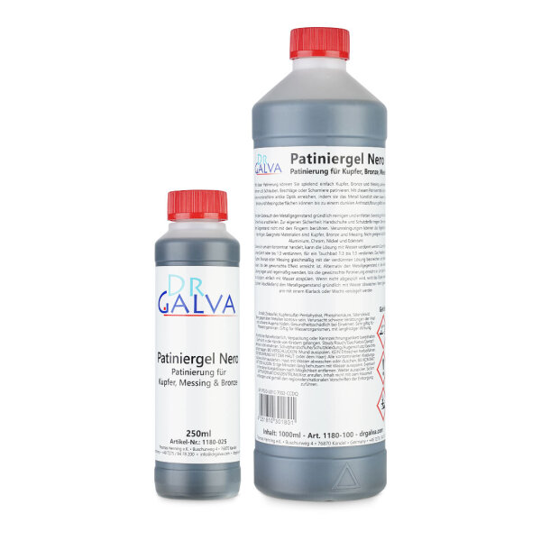 Patiniergel Nero 500ml