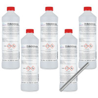 Zinkelektrolyt 5000ml mit Stabanode 120 x 6mm