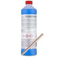 Glanzkupferelektrolyt 1000ml mit Stabanode 120 x 6mm